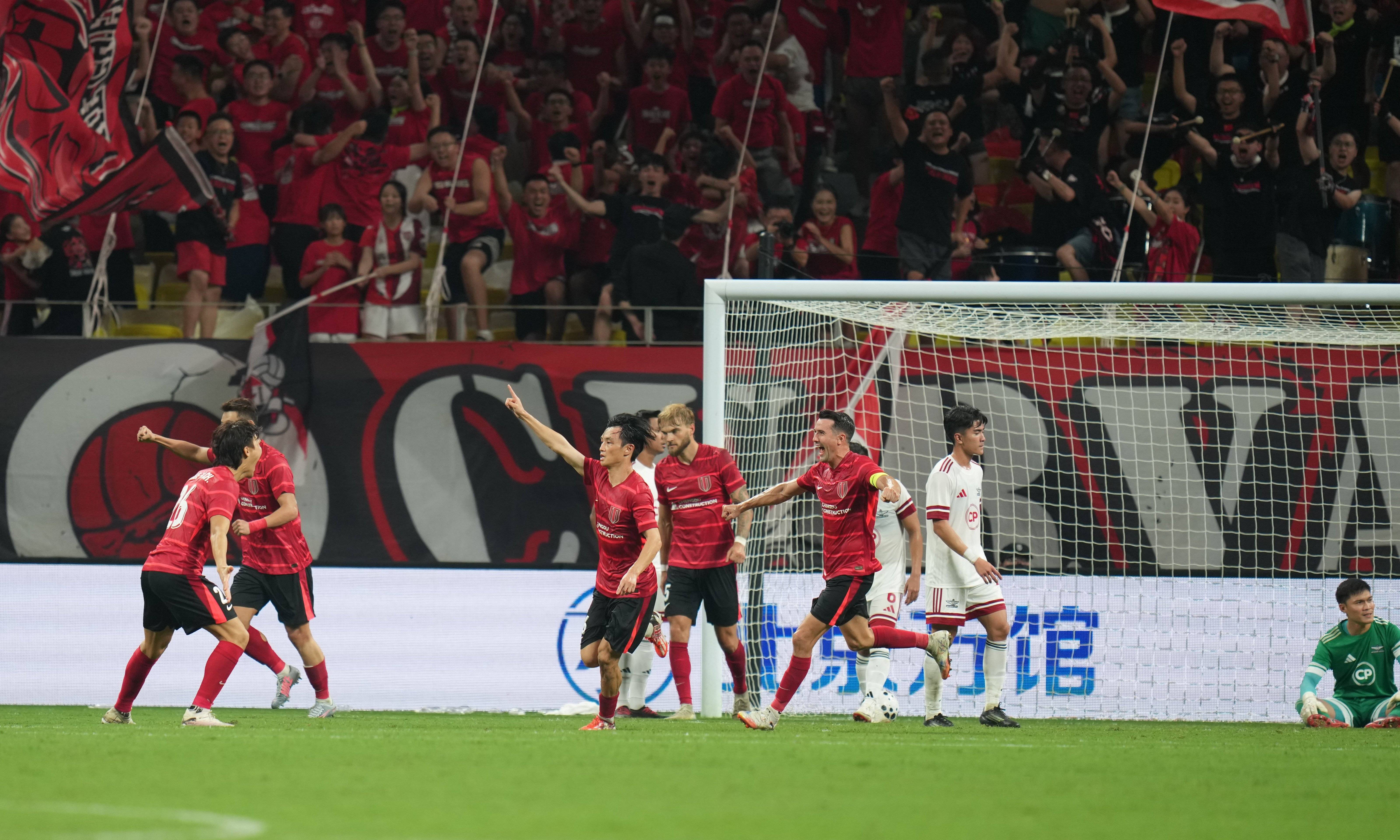 （体育）足球——亚冠精英联赛附加赛：成都蓉城队胜曼谷联队